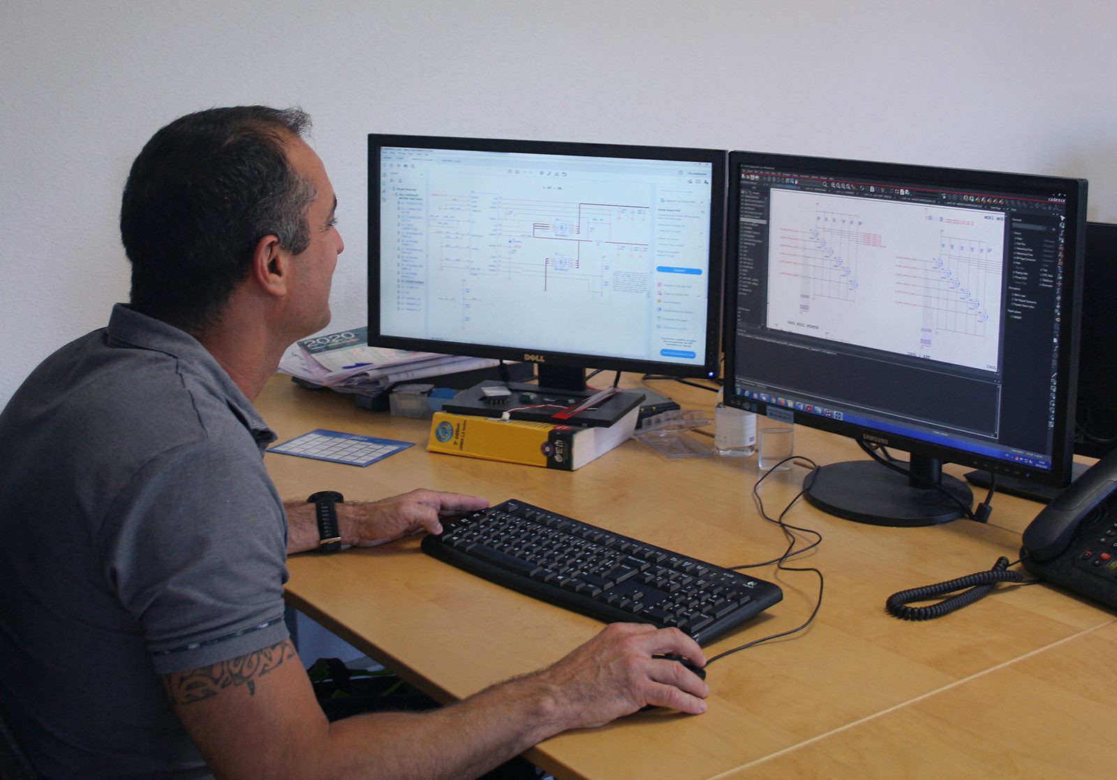 Ingénieur schématique au bureau d'études Odyssée Systèmes